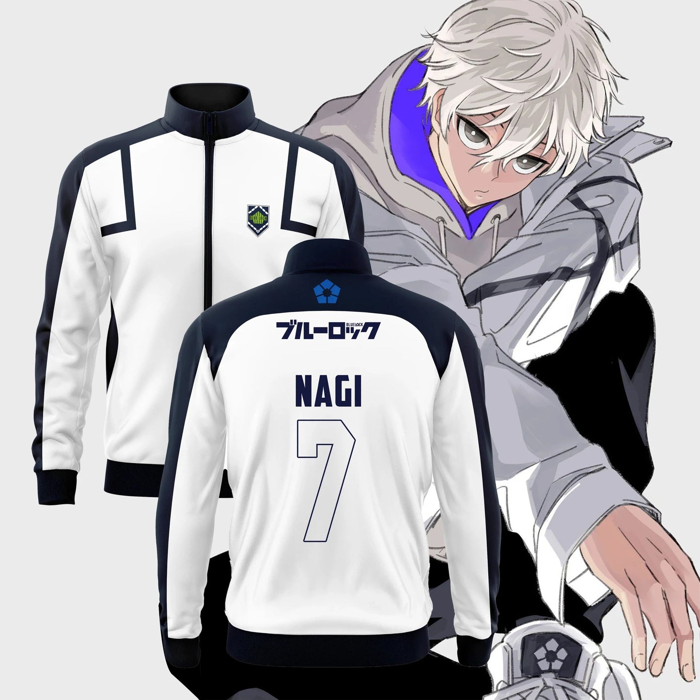 Veste Blue Lock - Blanche